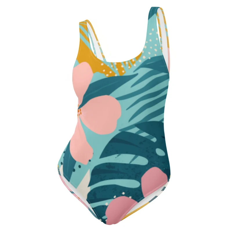 One piece swimsuit competitive swimwear