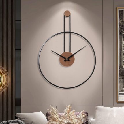 TT & MM Large Decorative Wall Clock
